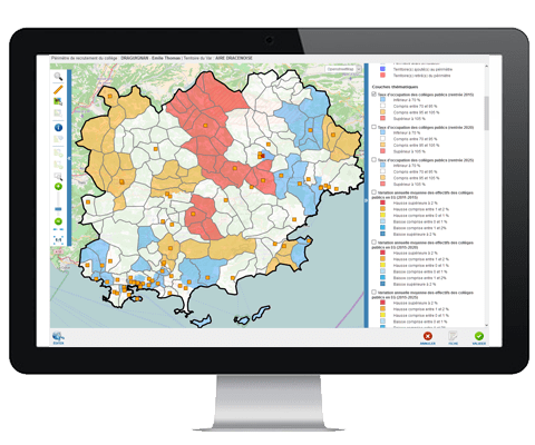 Étude de l’évolution des effectifs scolaires des collèges du Var pour la période 2015/2025